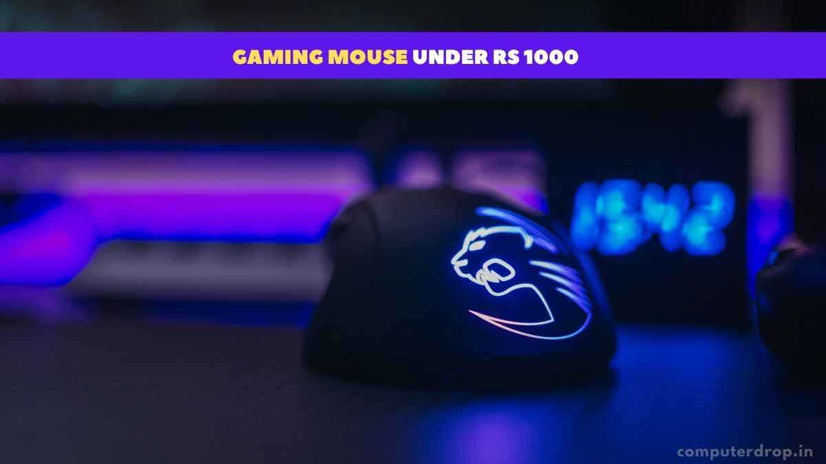 Gaming Mouse Under Rs 1000_Featured