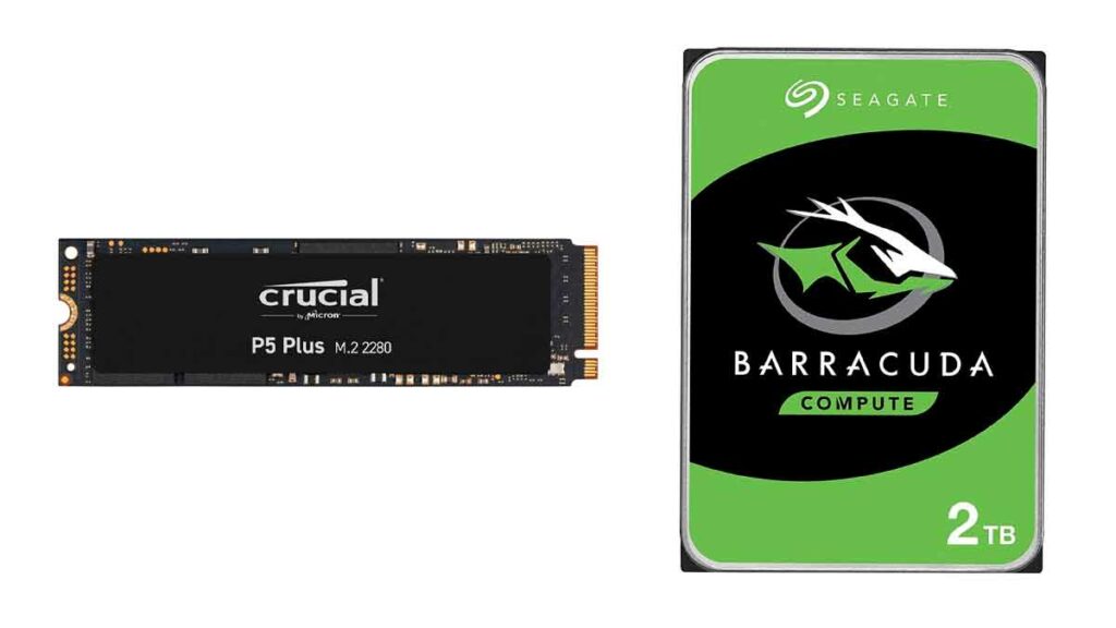 SSD and HDD for gaming PC Build